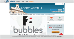 Desktop Screenshot of lobbyingitalia.com